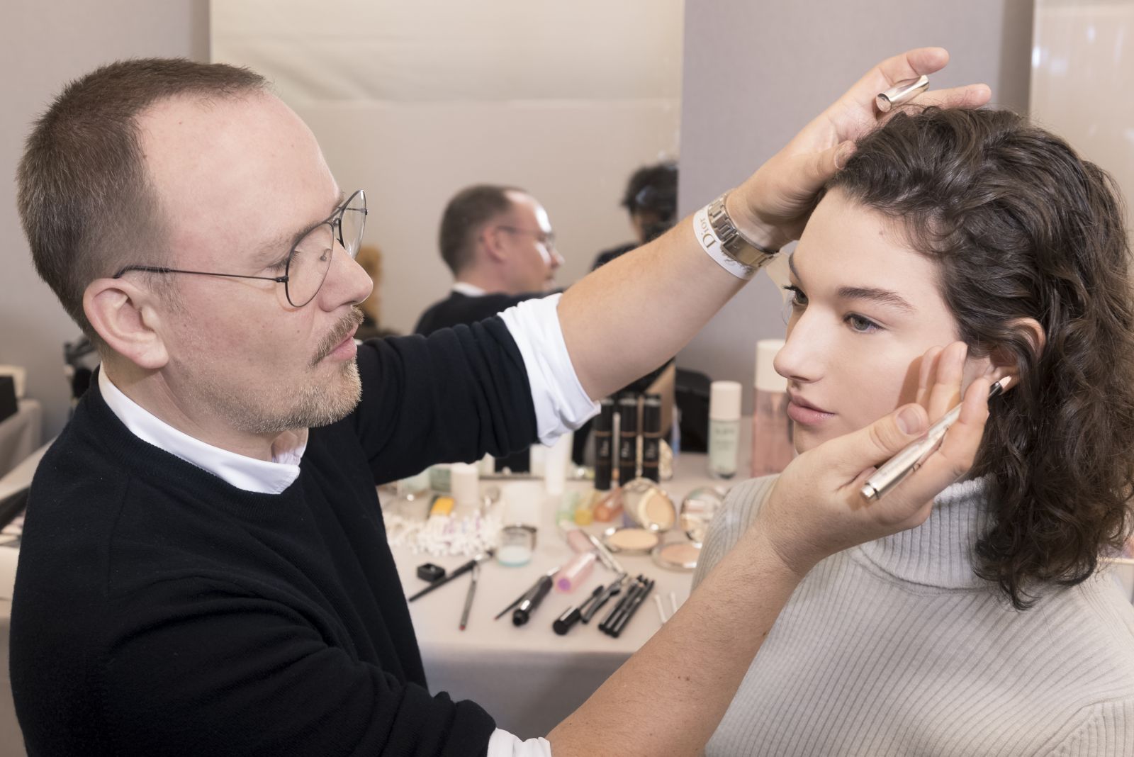 Dior осень-зима 2017-2018 макияж фото