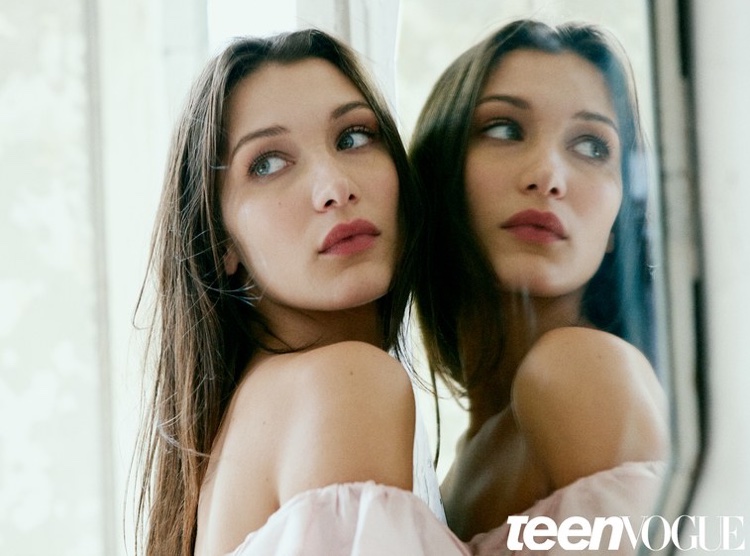 Белла Хадид без макияжа снялась в необычной фотосессии для Teen Vogue (ФОТО)