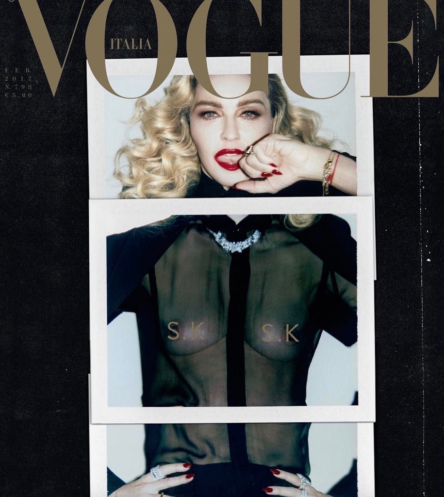 Мадонна снялась в провокационной фотосессии для итальянского Vogue (ФОТО)