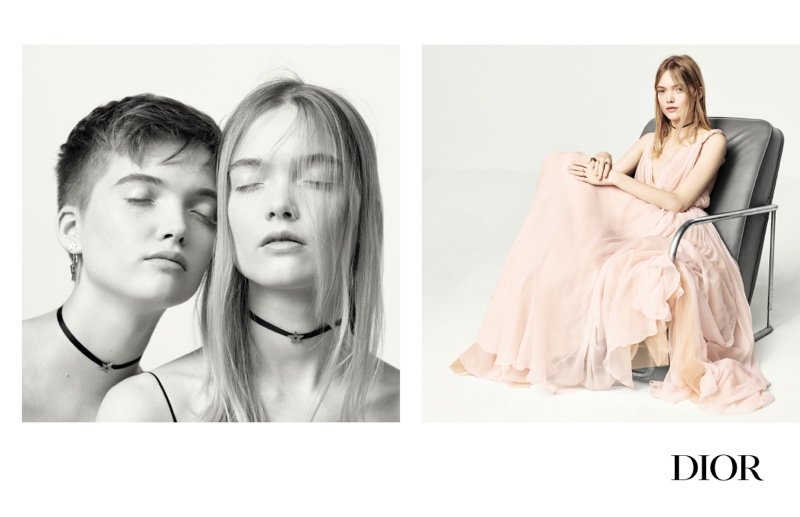 Сестры-близняшки Рут и Мэй Белл в рекламной кампании Dior (ФОТО)