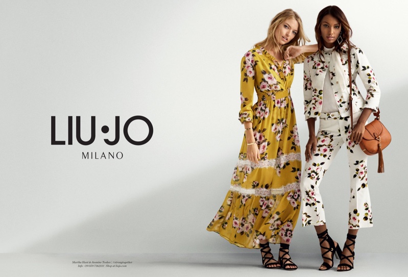 Жасмин Тукс и Марта Хант позируют в стильных нарядах для Liu Jo (ФОТО+ВИДЕО)