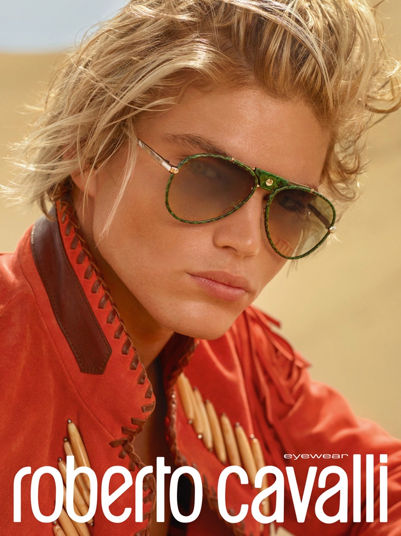 Стелла Максвелл в новой рекламной кампании Roberto Cavalli (ФОТО)