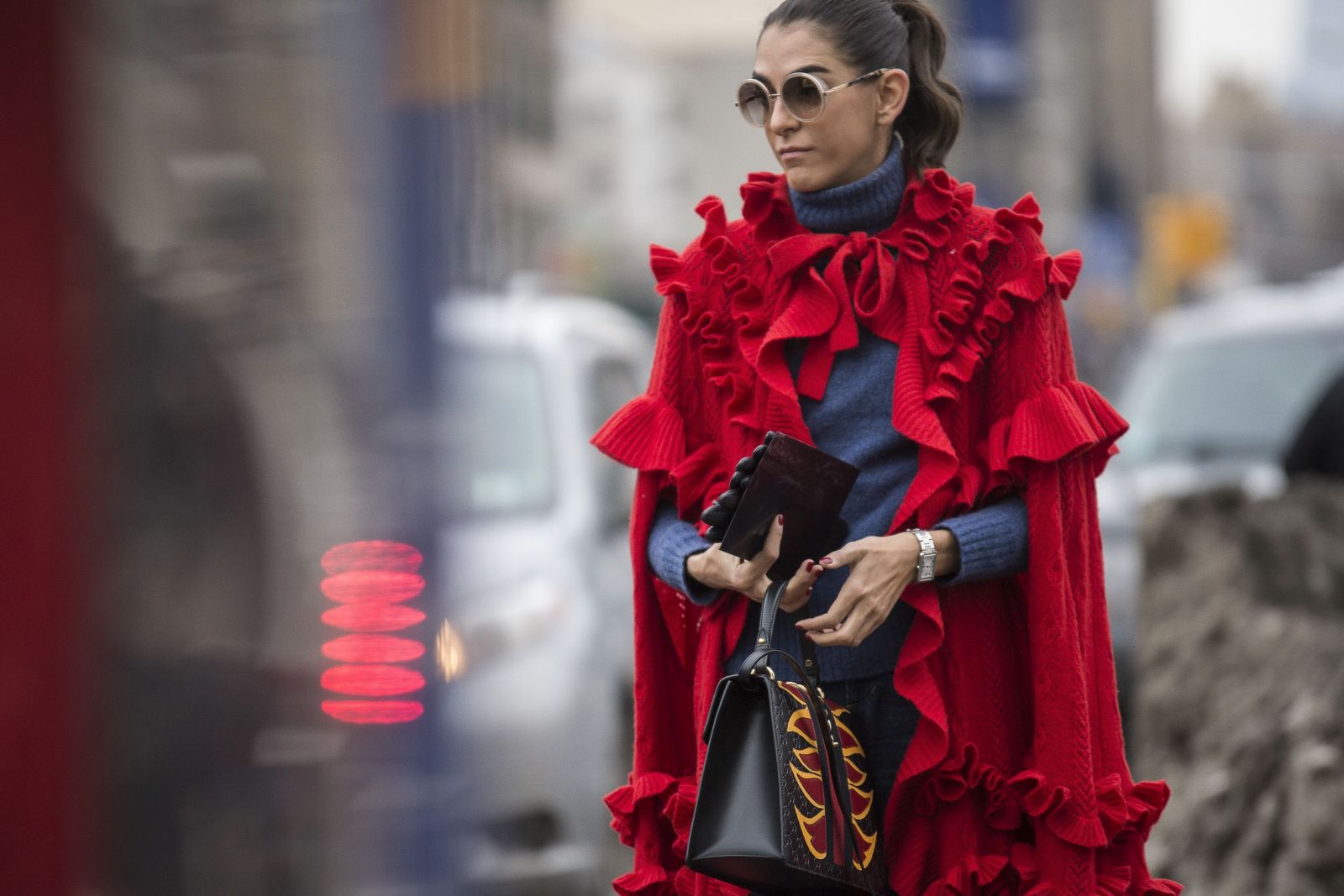 Лучшие уличные образы с Недели моды в Нью-Йорке