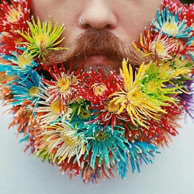 Кругом весна: цветочные бороды стали хитом Instagram! фото