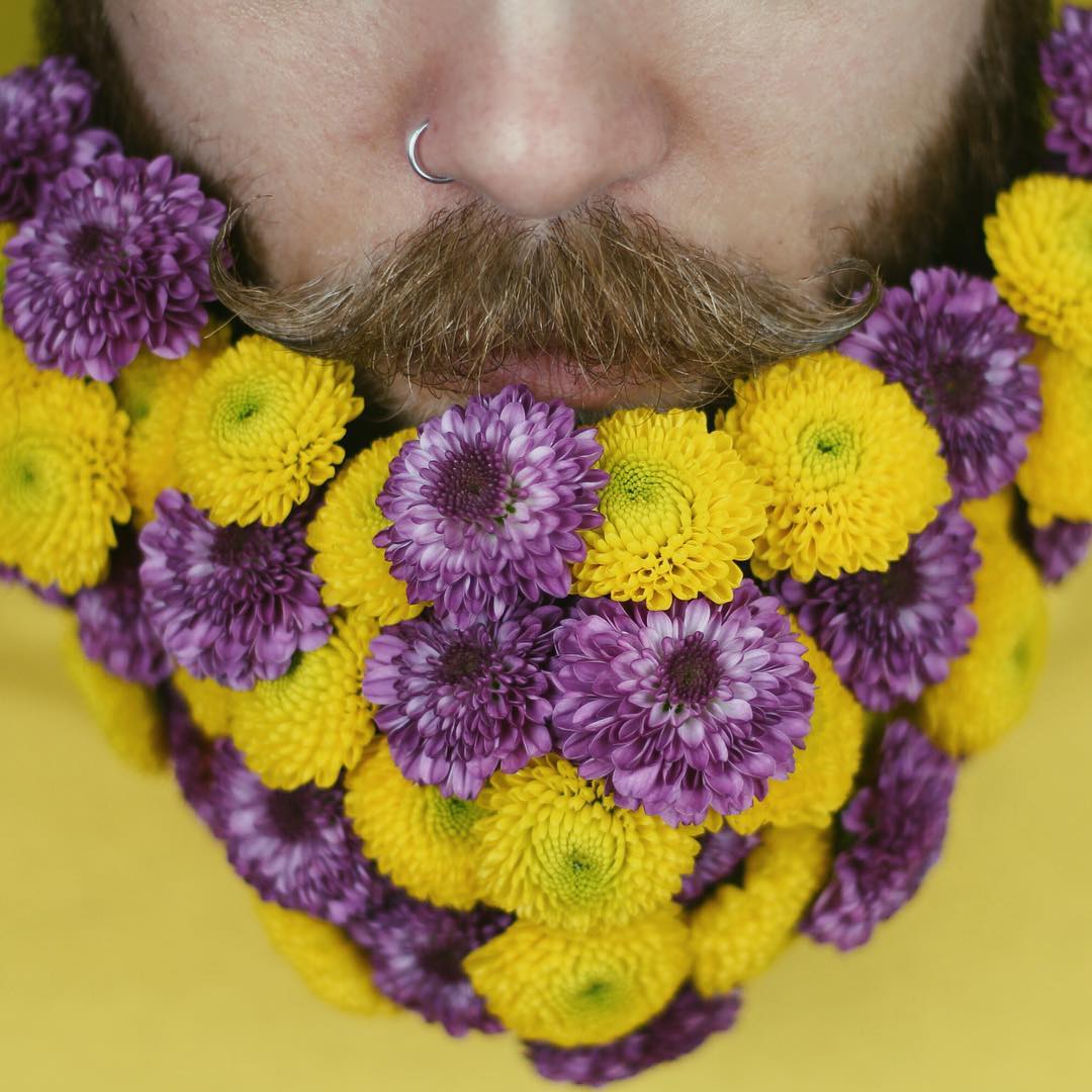 Кругом весна: цветочные бороды стали хитом Instagram фото
