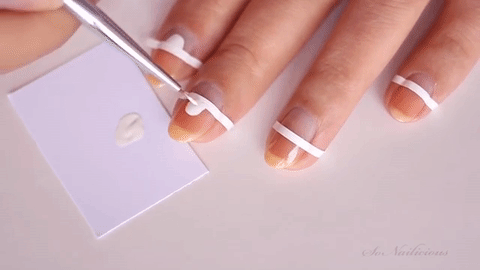 мастер-класс как сделать маникюр с негативным пространством фото