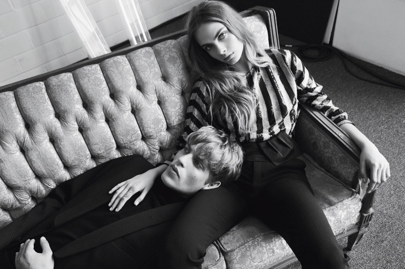 Выход в свет: Кара Делевинь и Кейт Мосс в кампании коллекции вечерних нарядов Mango