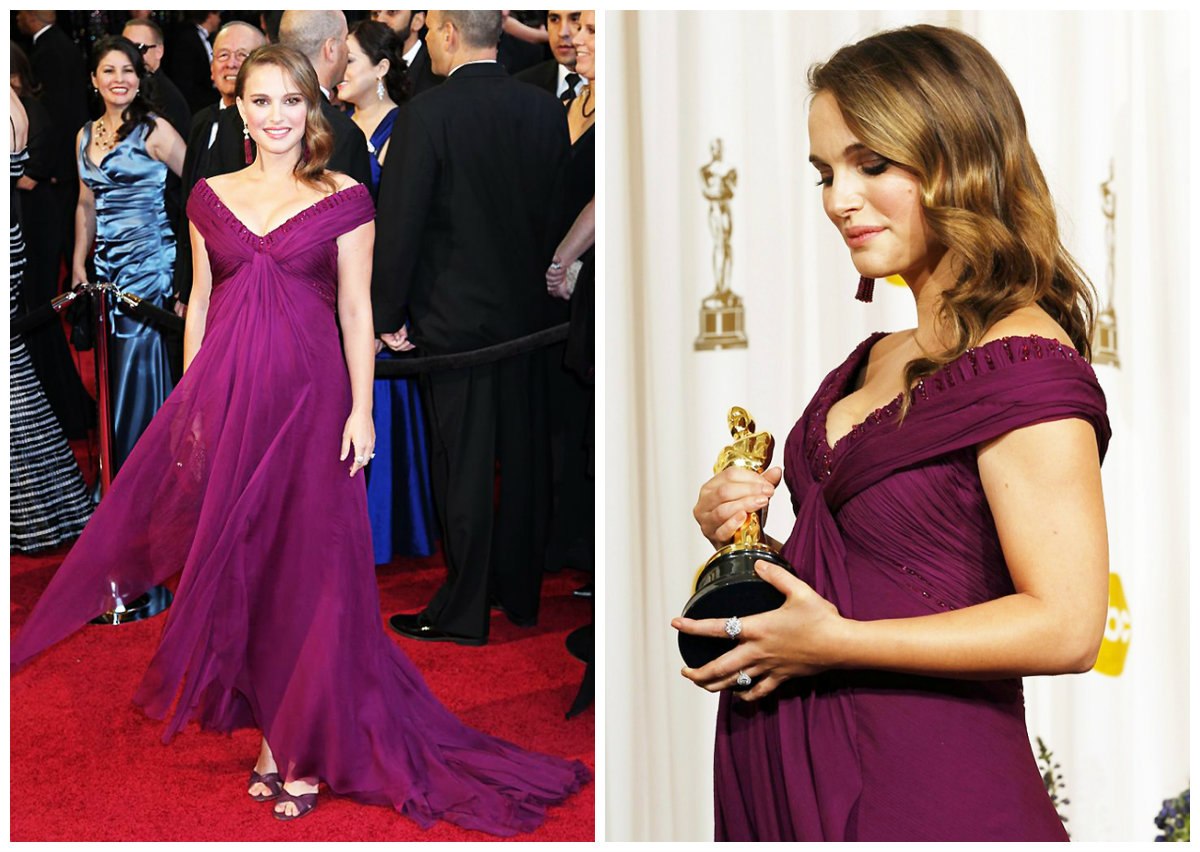 Роскошные: стильные образы беременных знаменитостей за всю историю Оскара