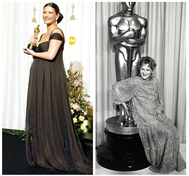 Роскошные: стильные образы беременных знаменитостей за всю историю Оскара