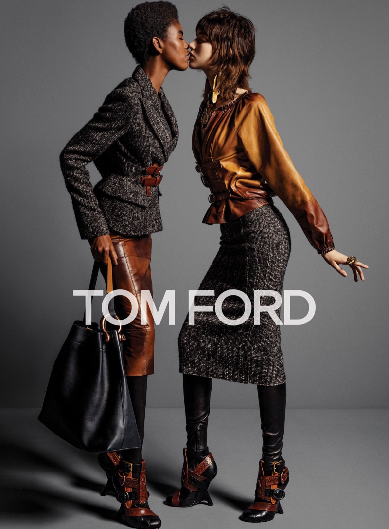 В сети появились снимки новой рекламной кампании Tom Ford в ретро мотивах (ФОТО)