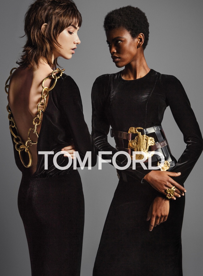 В сети появились снимки новой рекламной кампании Tom Ford в ретро мотивах (ФОТО)