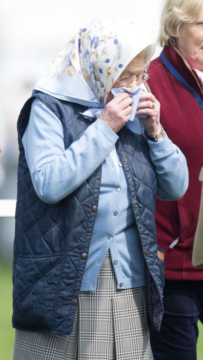 королева Елизавета умиляет простым нарядом в платочке фото 2016