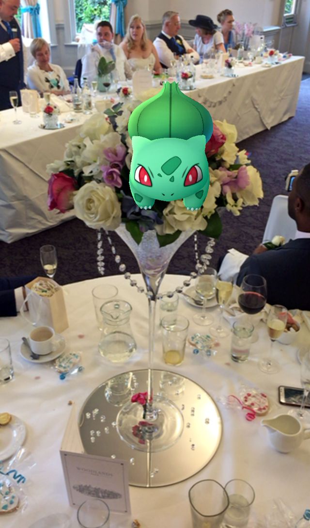 Коварные покемоны: герои Pokémon Go пробрались на свадьбу англичан фото